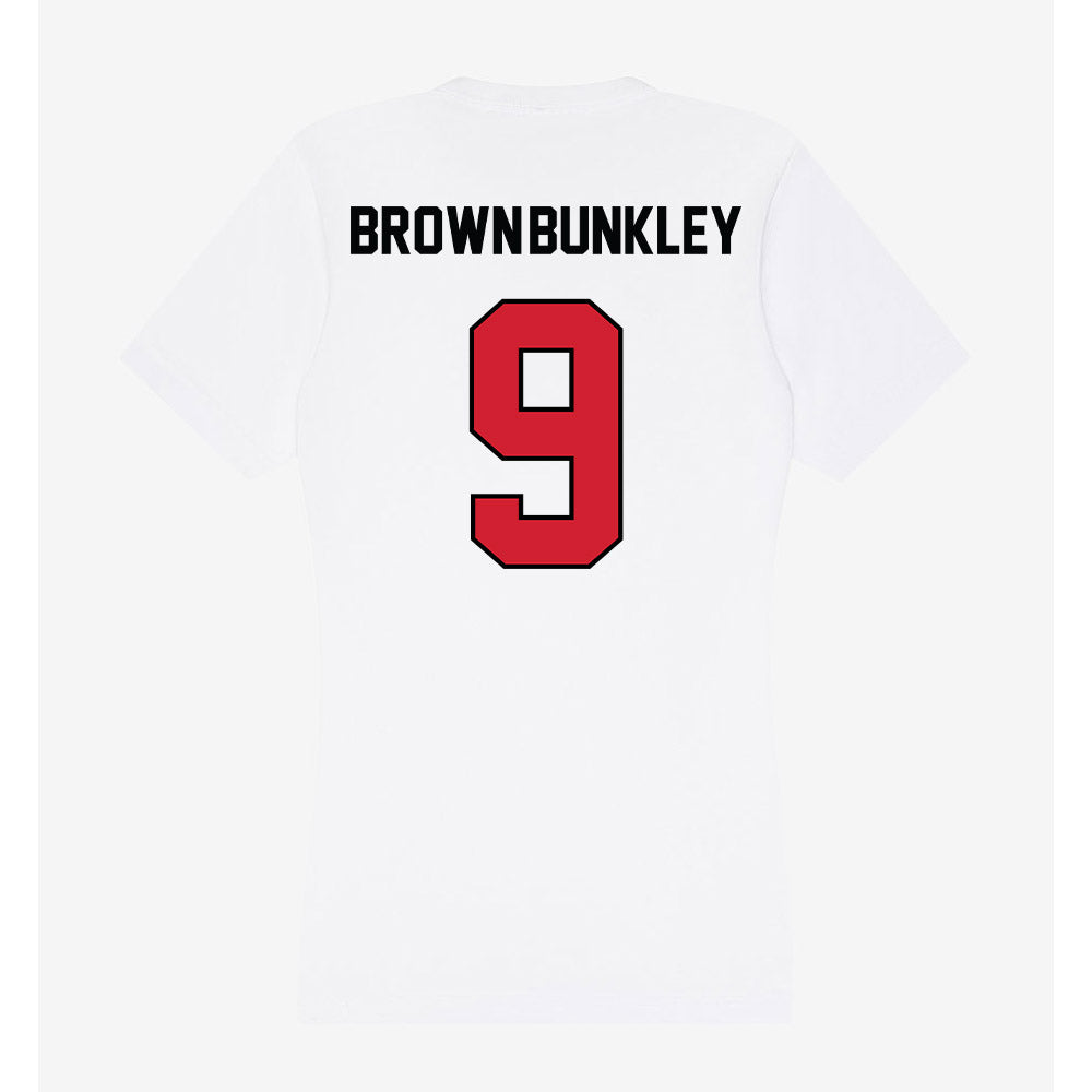 UNLV - NCAA Football : Aamaris Brown-Bunkley - Women's V-Neck T-Shirt-1
