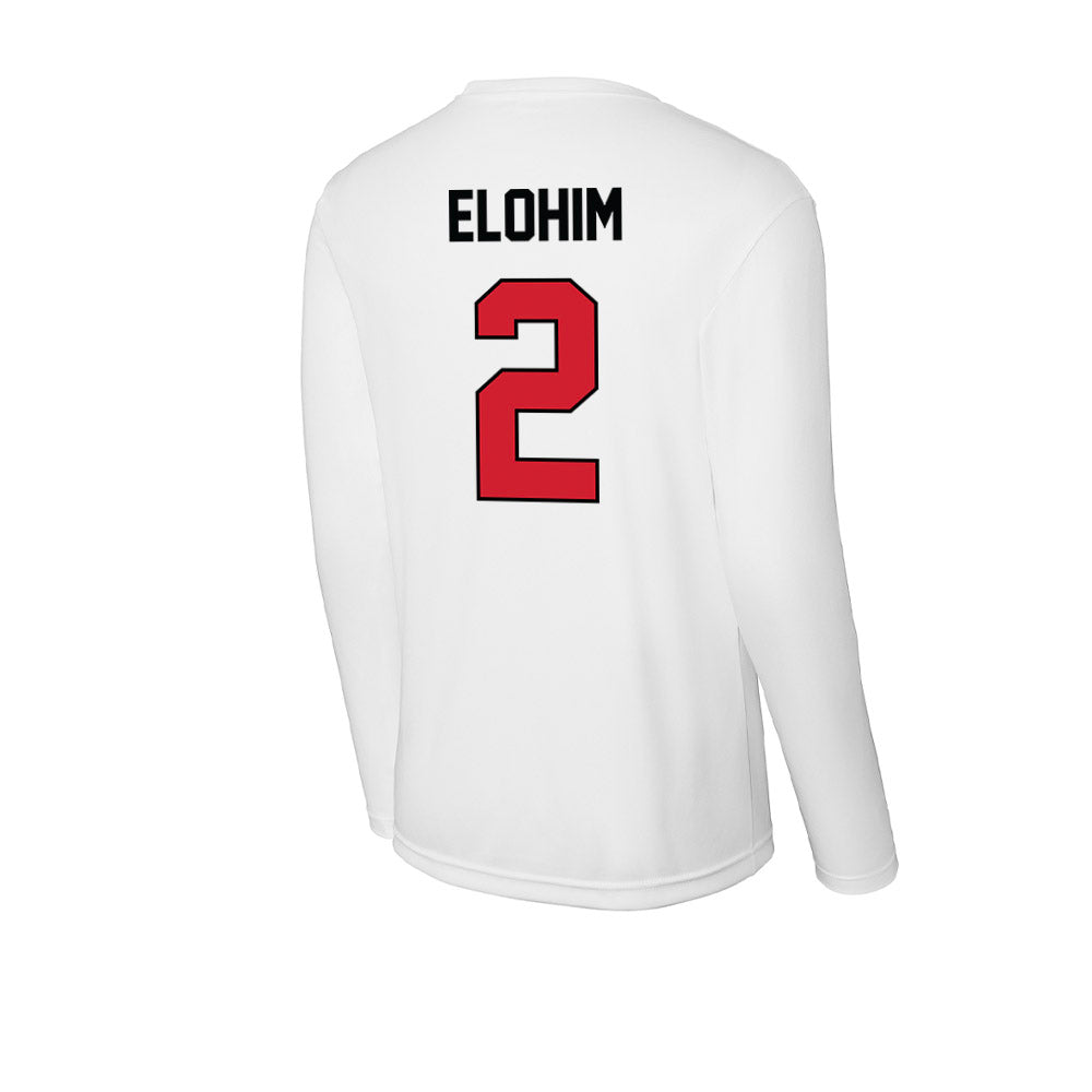 UNLV - NCAA Women's Basketball : Mariah Elohim - Activewear Long Sleeve T-Shirt-1