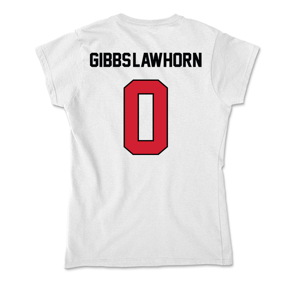 UNLV - NCAA Men's Basketball : Dra Gibbs-Lawhorn - Soft Style Women’s T-Shirt-1