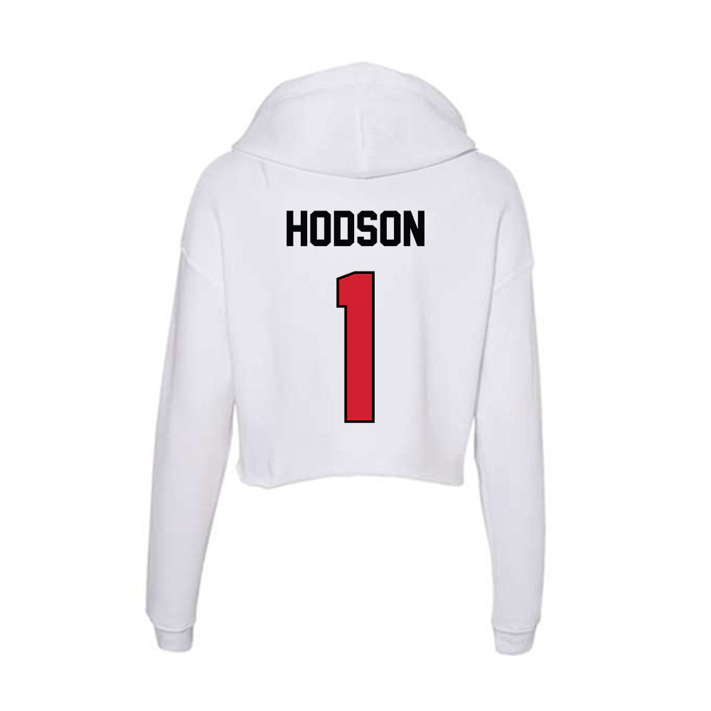 UNLV - NCAA Women's Soccer : Riley Hodson - Women's Crop Fleece Hoodie-1