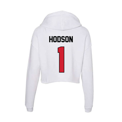 UNLV - NCAA Women's Soccer : Riley Hodson - Women's Crop Fleece Hoodie-1