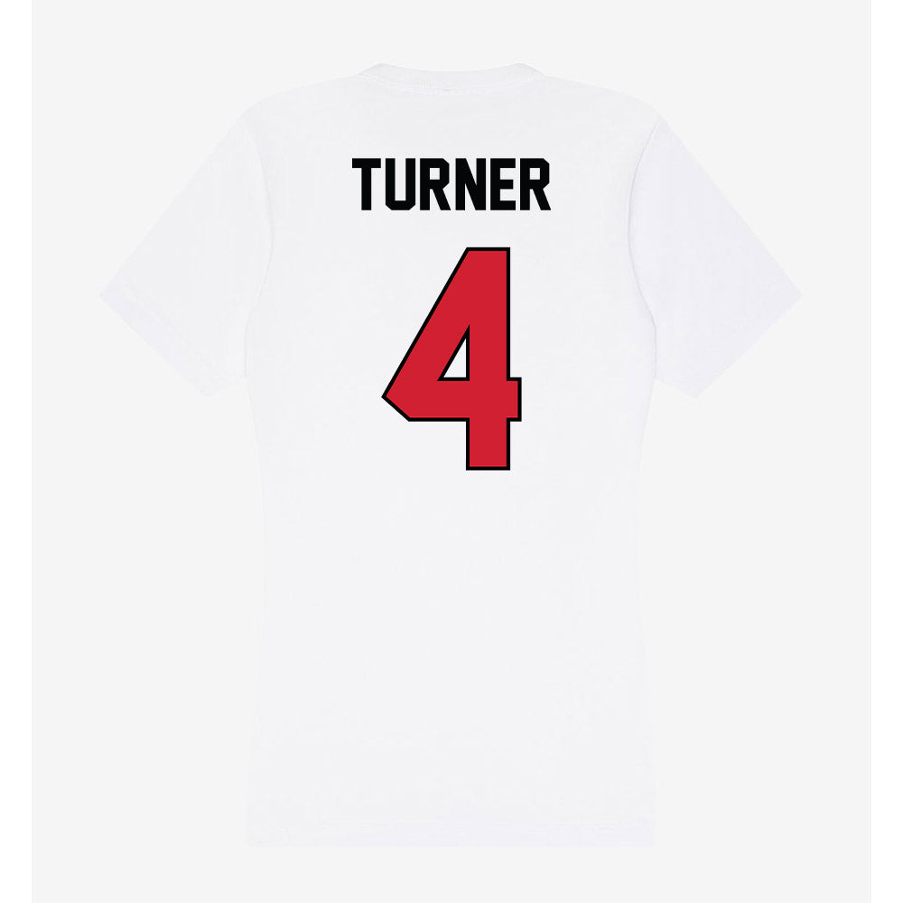 UNLV - NCAA Softball : Natalie Turner - Women's V-Neck T-Shirt-1