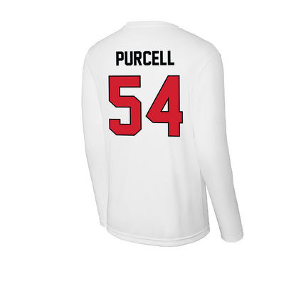 UNLV - NCAA Football : Poe Purcell - Activewear Long Sleeve T-Shirt-1