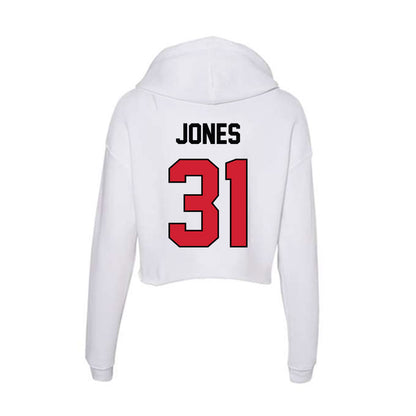 UNLV - NCAA Football : Coy Jones - Women's Crop Fleece Hoodie-1