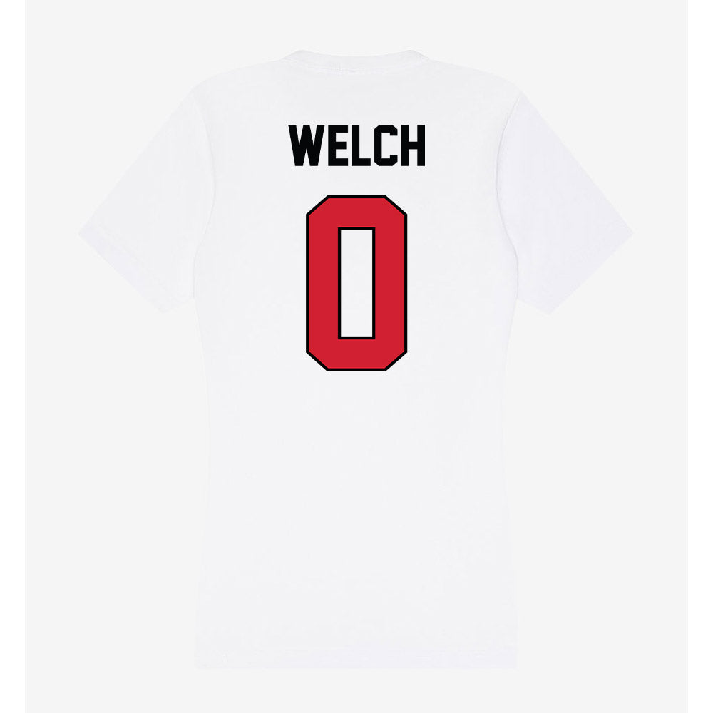 UNLV - NCAA Football : Laterrance Welch - Women's V-Neck T-Shirt-1