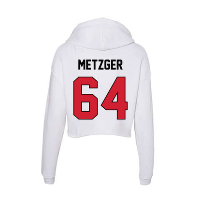 UNLV - NCAA Football : Joseph Metzger - Women's Crop Fleece Hoodie-1