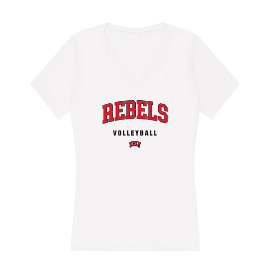 UNLV - NCAA Women's Volleyball : Tia Traudt - Women's V-Neck T-Shirt-0