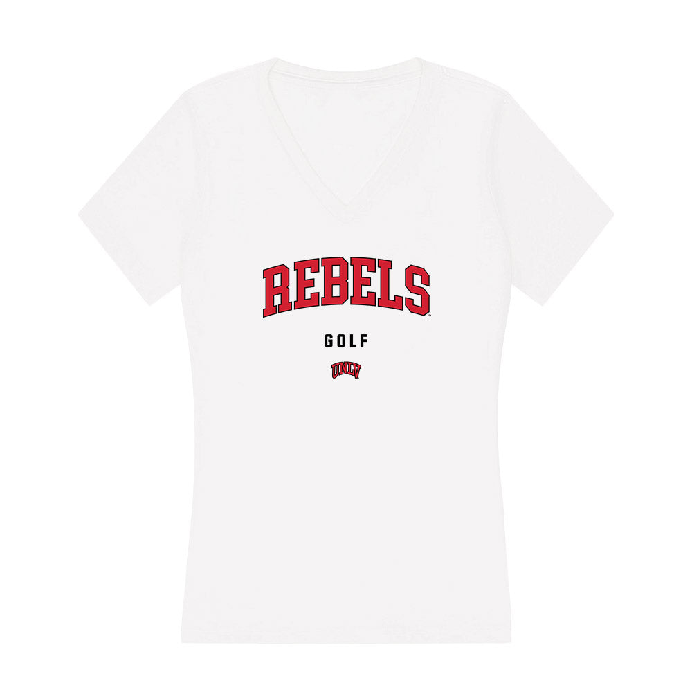UNLV - NCAA Men's Golf : Trevor Lewis - Women's V-Neck T-Shirt-0