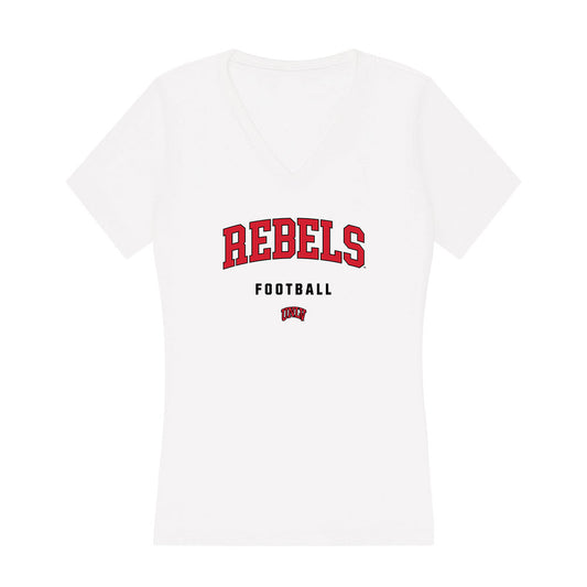 UNLV - NCAA Football : Laterrance Welch - Women's V-Neck T-Shirt-0