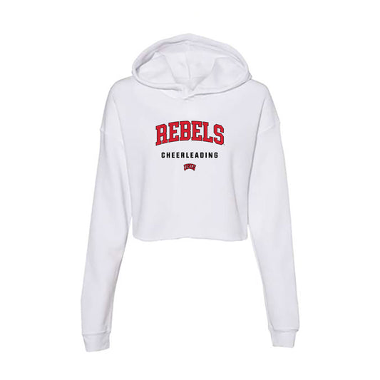 UNLV - NCAA Cheerleading : Jadyne Sorenson - Women's Crop Fleece Hooded Sweatshirt-0