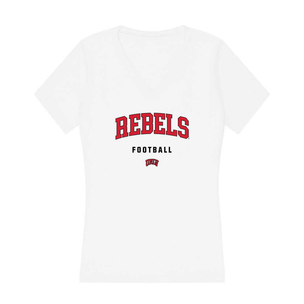 UNLV - NCAA Football : Will Thomas - Women's V-Neck T-Shirt-0