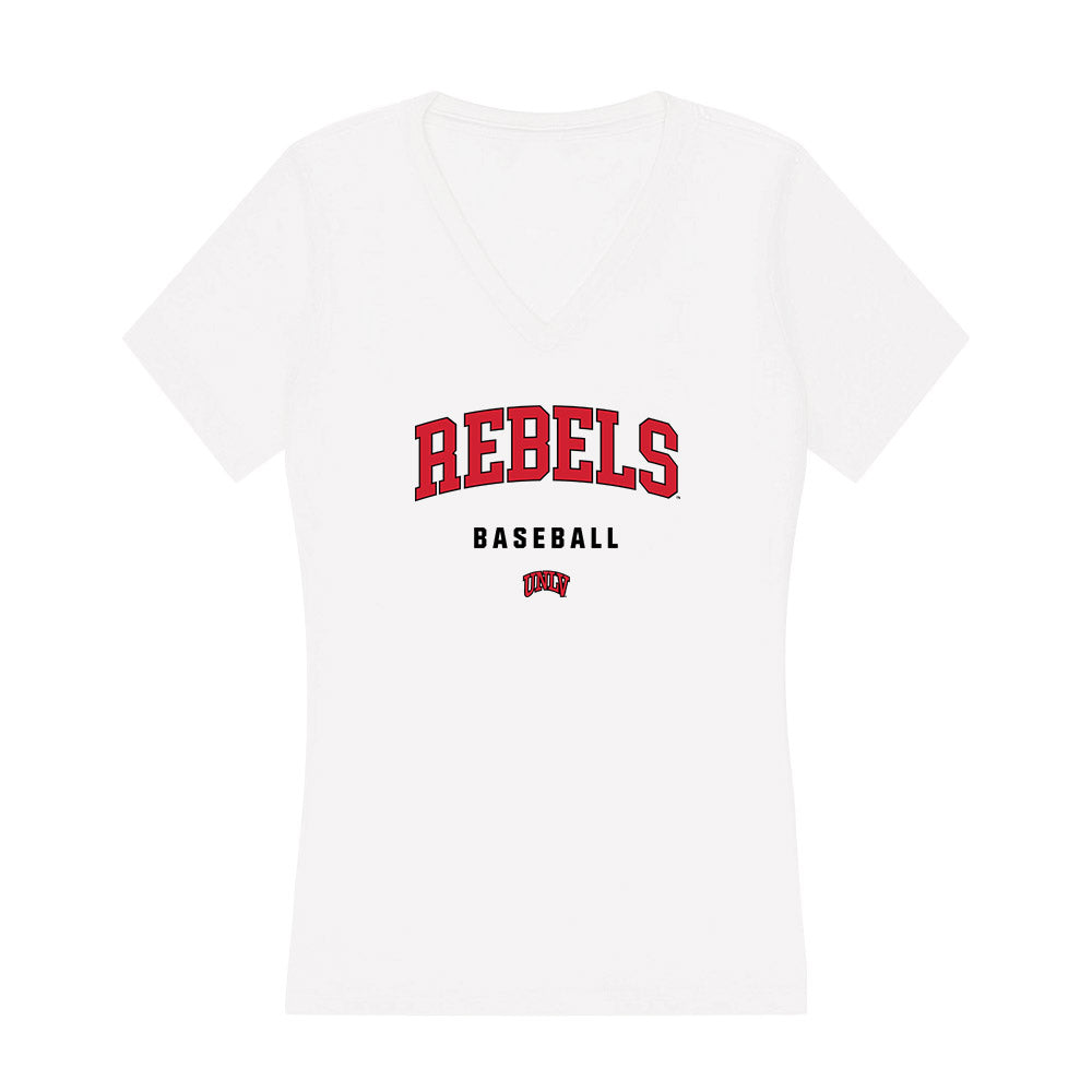 UNLV - NCAA Baseball : Drew Barragan - Women's V-Neck T-Shirt-0