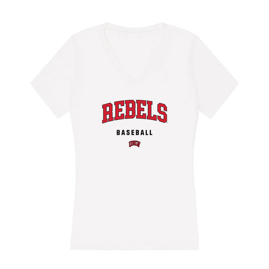 UNLV - NCAA Baseball : Caden Richards - Women's V-Neck T-Shirt-0