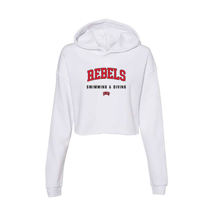 UNLV - NCAA Men's Swimming & Diving : Tatsuki Inoue - Women's Crop Fleece Hoodie-0