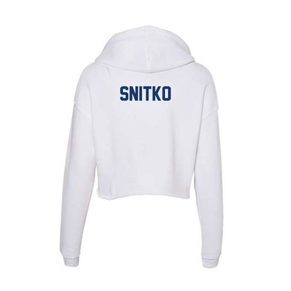 Drexel - NCAA Women's Tennis : Sofiya Snitko - Women's Crop Fleece Hoodie-1