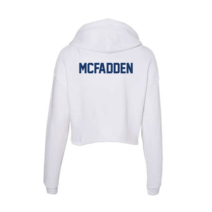 Drexel - NCAA Women's Rowing : Paige Mcfadden - Women's Crop Fleece Hoodie-1