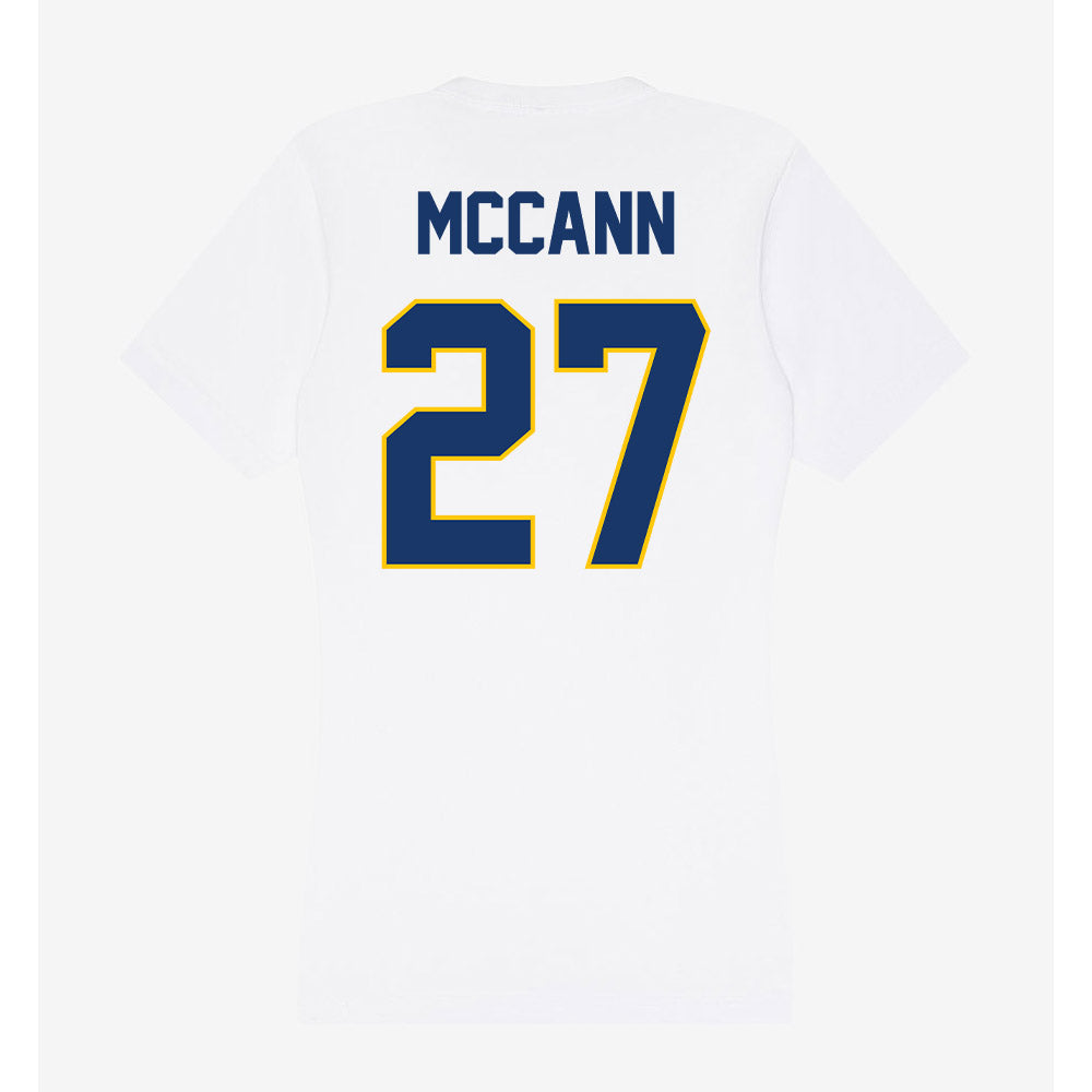 Drexel - NCAA Men's Lacrosse : Tomas McCann - Women's V-Neck T-Shirt-1
