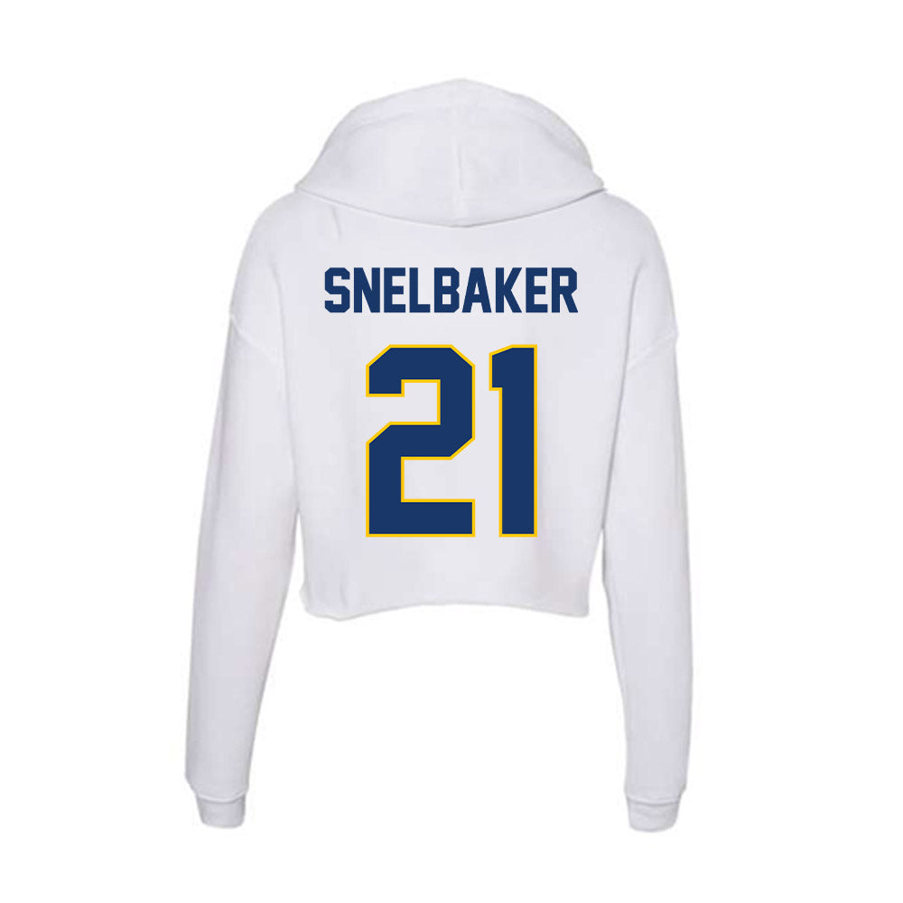 Drexel - NCAA Men's Lacrosse : Jaxson Snelbaker - Women's Crop Fleece Hoodie-1