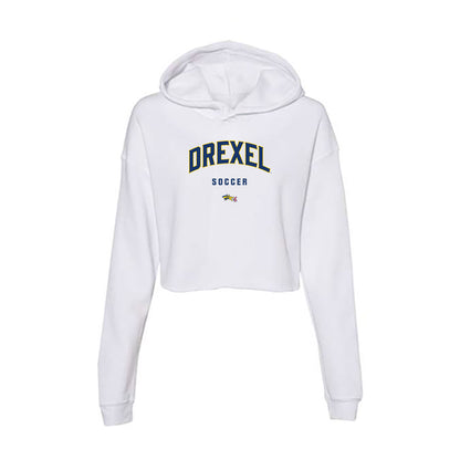 Drexel - NCAA Women's Soccer : Emma Herko - Women's Crop Fleece Hoodie-0