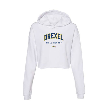 Drexel - NCAA Women's Field Hockey : Ava Trexler - Women's Crop Fleece Hooded Sweatshirt-0