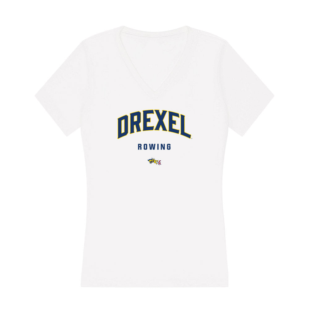 Drexel - NCAA Women's Rowing : Paige Mcfadden - Women's V-Neck T-Shirt-0