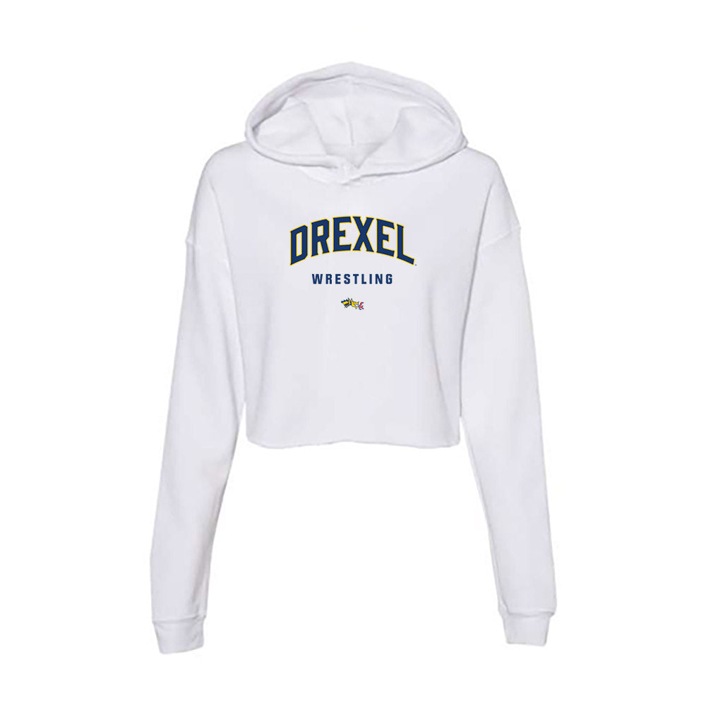 Drexel - NCAA Wrestling : Jasiah Queen - Women's Crop Fleece Hoodie-0