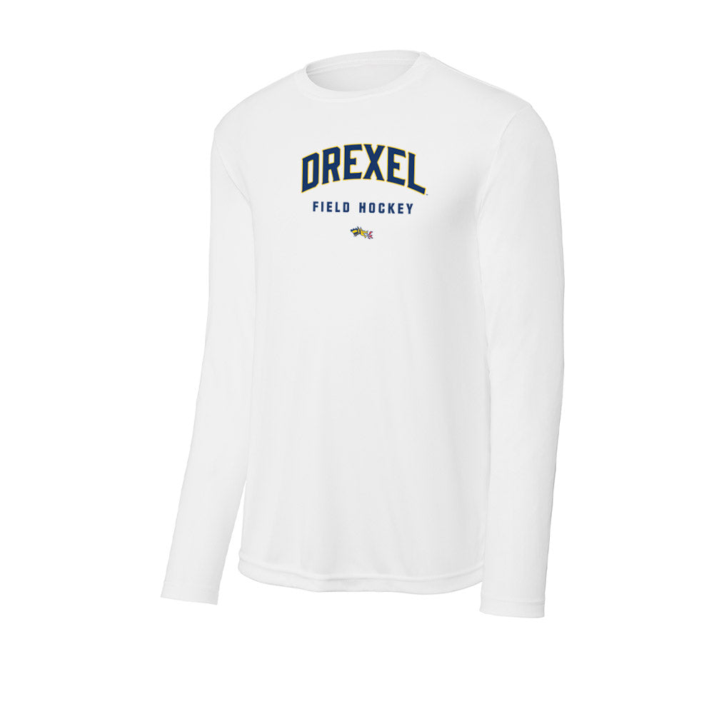 Drexel - NCAA Women's Field Hockey : halle geiger - Activewear Long Sleeve T-Shirt-0