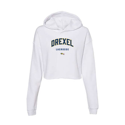 Drexel - NCAA Men's Lacrosse : Alex Chambers - Women's Crop Fleece Hoodie-0