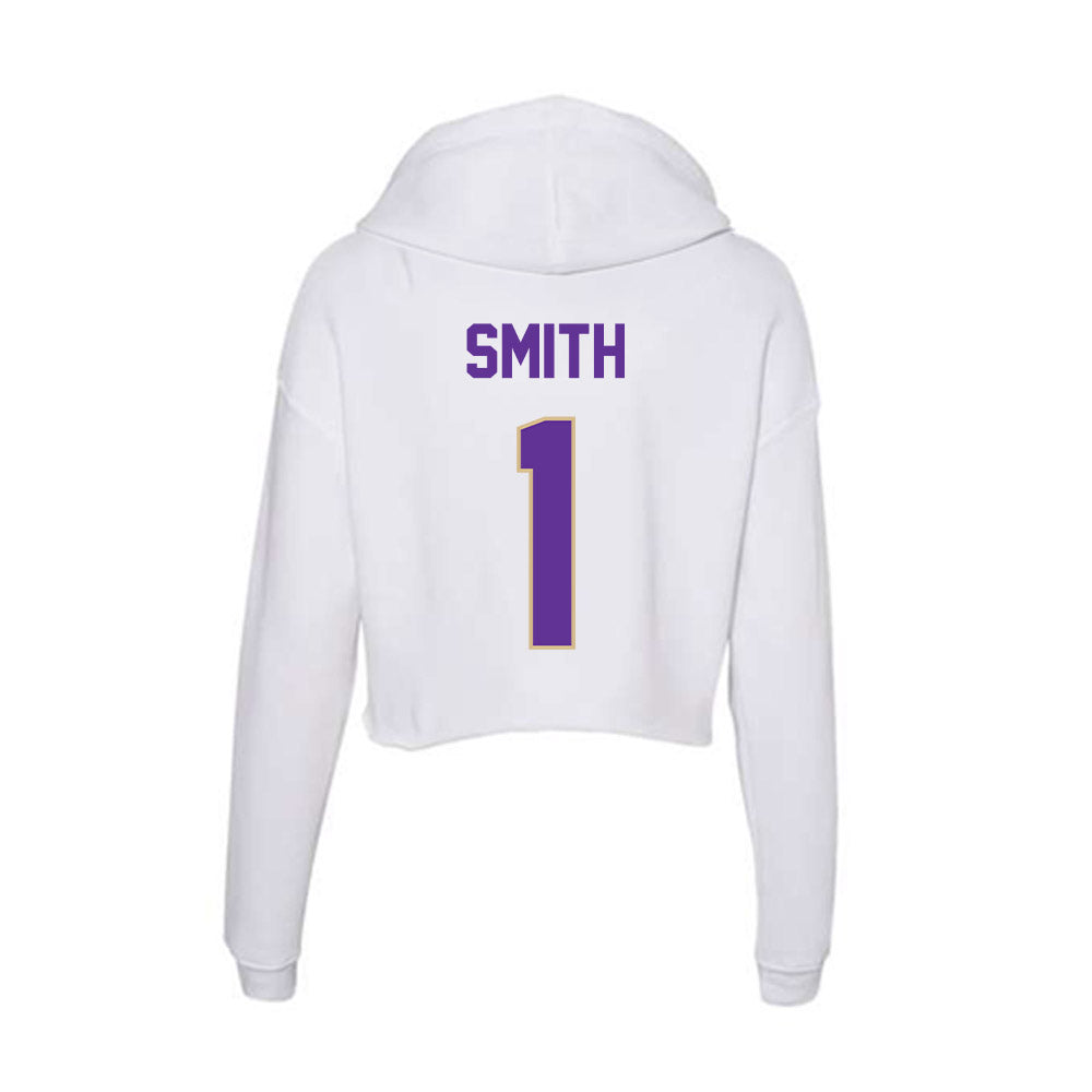 Western Carolina - NCAA Baseball : Elijah Smith - Classic Shersey Women's Crop Fleece Hoodie-1