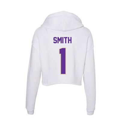 Western Carolina - NCAA Baseball : Elijah Smith - Classic Shersey Women's Crop Fleece Hoodie-1