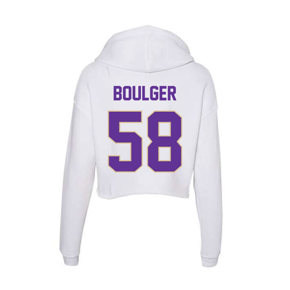Western Carolina - NCAA Football : Isaac Boulger - Classic Shersey Women's Crop Fleece Hoodie-1