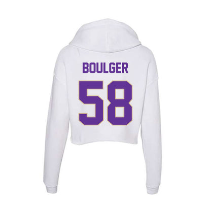 Western Carolina - NCAA Football : Isaac Boulger - Classic Shersey Women's Crop Fleece Hoodie-1