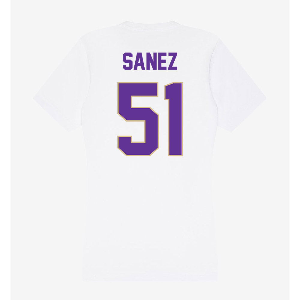 Western Carolina - NCAA Football : Aaron Sanez - Classic Shersey Women's V-Neck T-Shirt-1