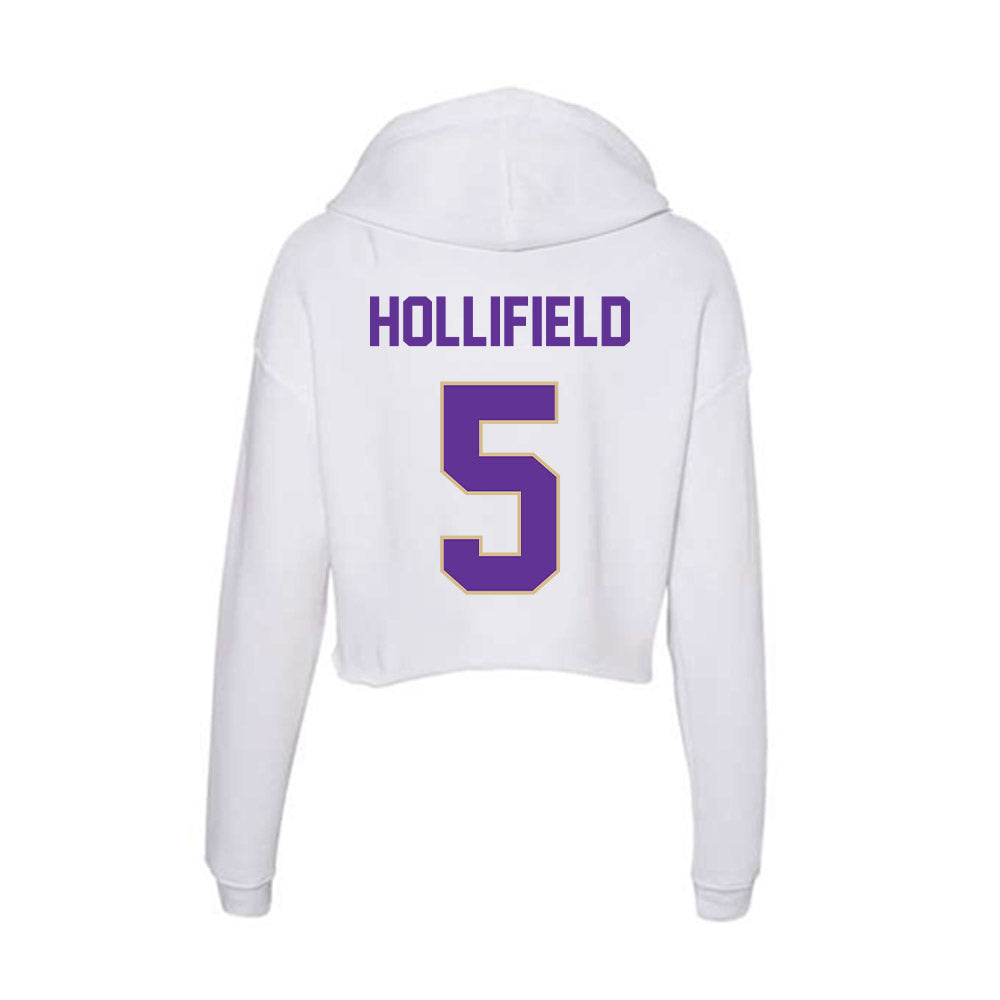 Western Carolina - NCAA Women's Basketball : Ally Hollifield - Classic Shersey Women's Crop Fleece Hoodie-1