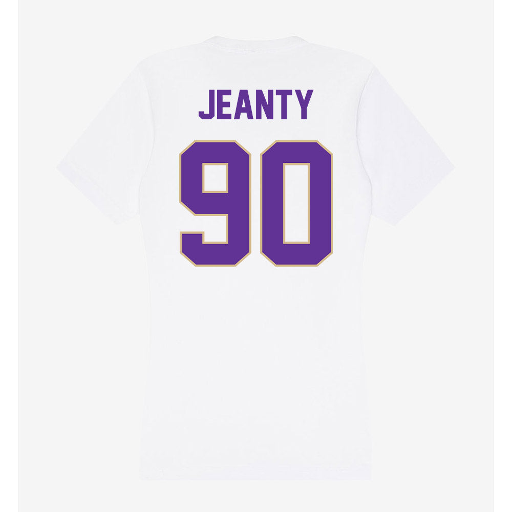 Western Carolina - NCAA Football : Fernando Jeanty - Classic Shersey Women's V-Neck T-Shirt-1