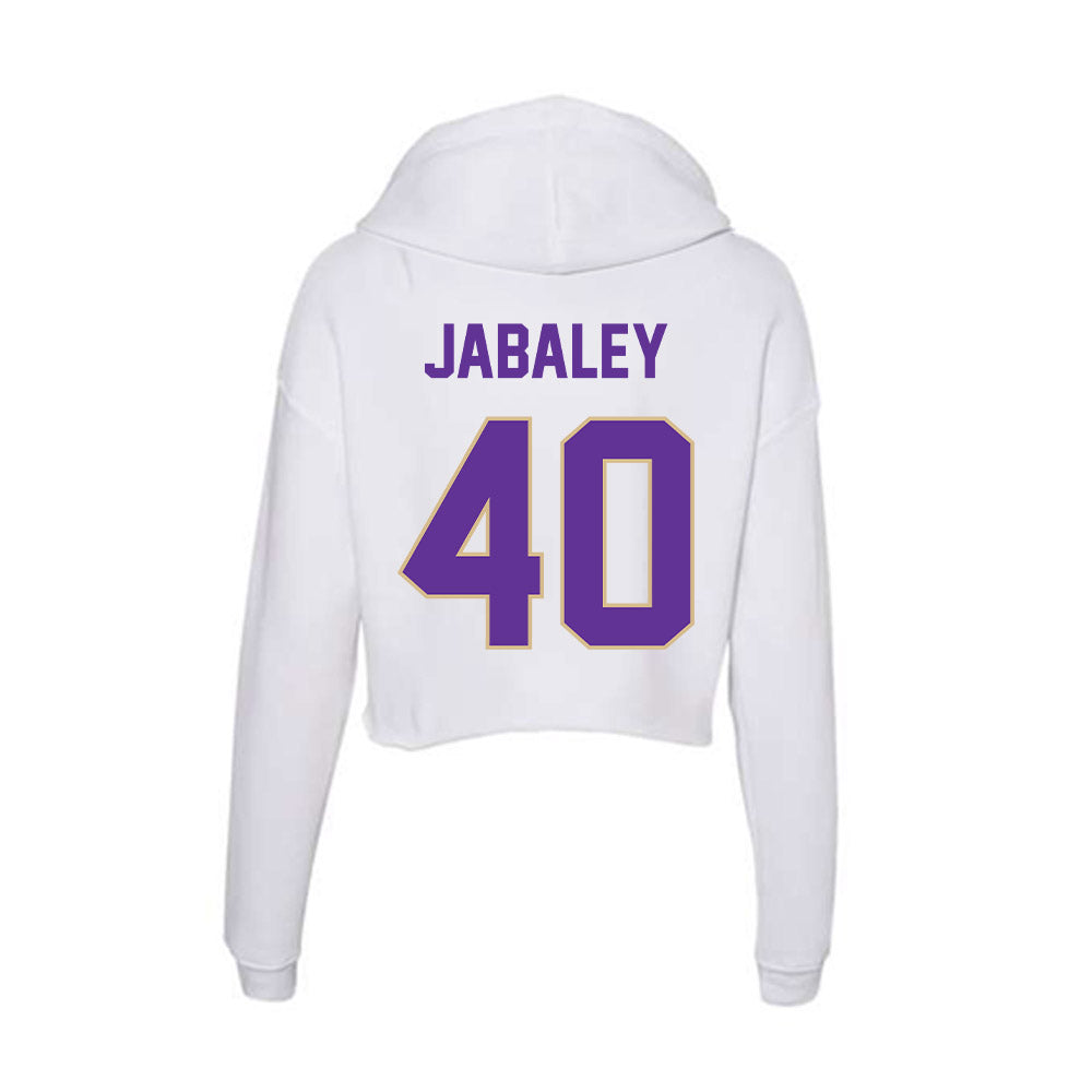 Western Carolina - NCAA Baseball : Davis Jabaley - Classic Shersey Women's Crop Fleece Hoodie-1