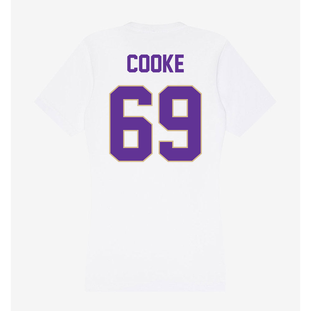 Western Carolina - NCAA Football : Cole Cooke - Classic Shersey Women's V-Neck T-Shirt-1