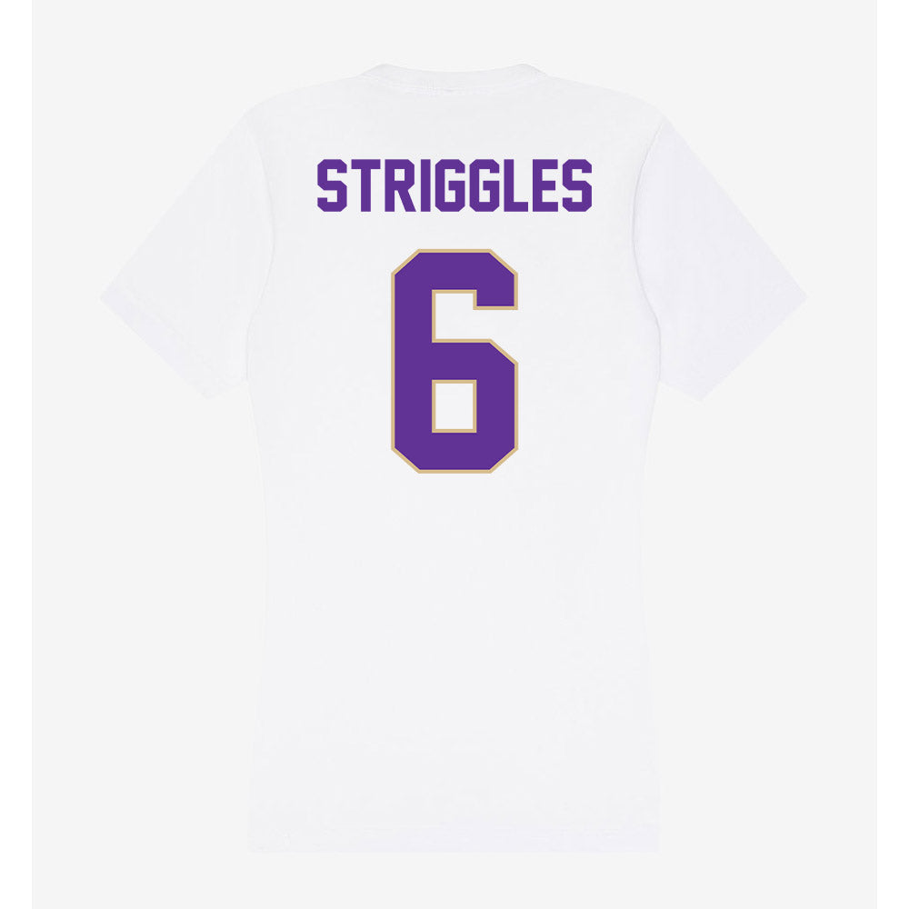 Western Carolina - NCAA Football : Marcus Striggles - Classic Shersey Women's V-Neck T-Shirt-1