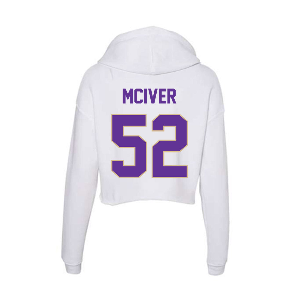 Western Carolina - NCAA Football : Brayson McIver - Classic Shersey Women's Crop Fleece Hoodie-1