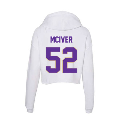 Western Carolina - NCAA Football : Brayson McIver - Classic Shersey Women's Crop Fleece Hoodie-1