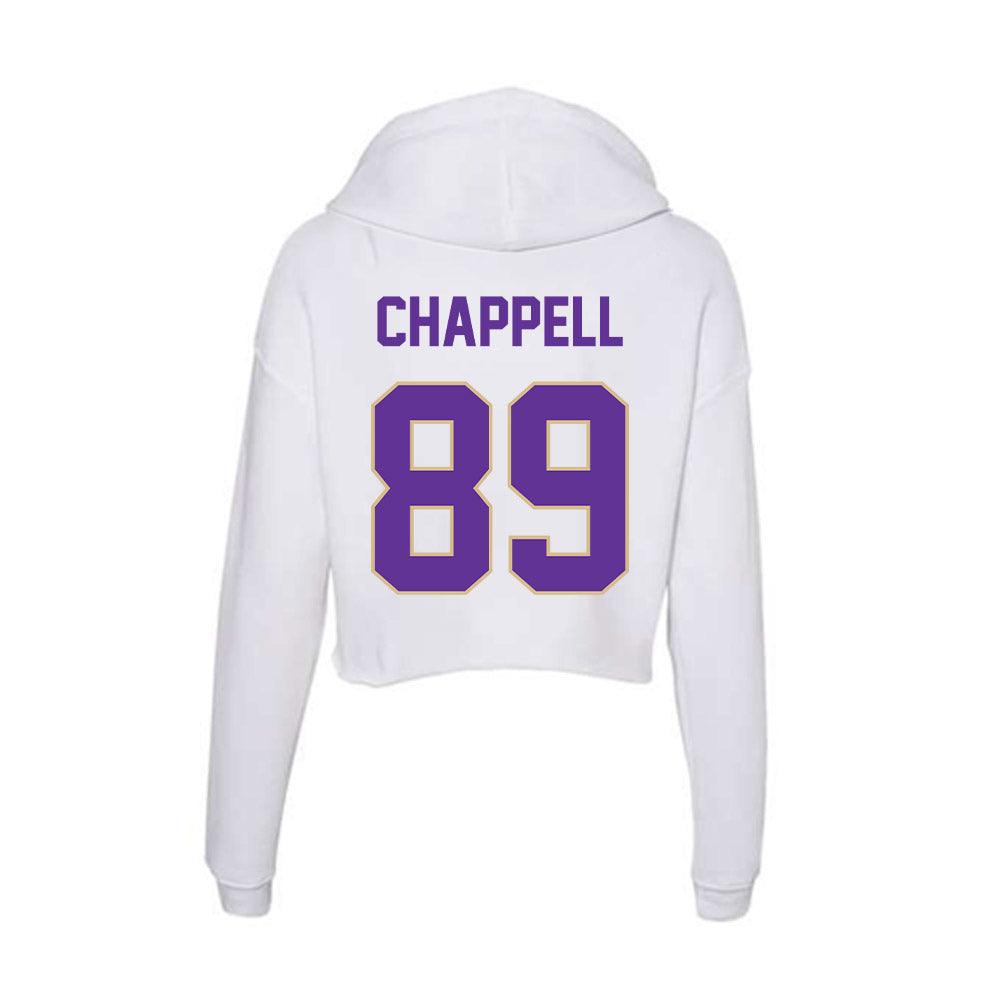 Western Carolina - NCAA Football : Ellis Chappell - Classic Shersey Women's Crop Fleece Hoodie-1