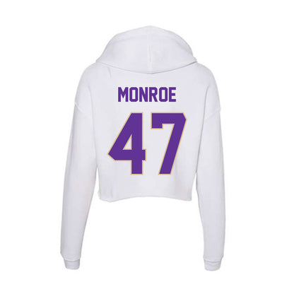 Western Carolina - NCAA Football : Blue Monroe - Classic Shersey Women's Crop Fleece Hoodie-1