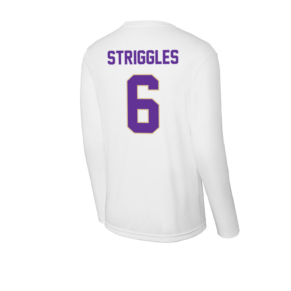 Western Carolina - NCAA Football : Marcus Striggles - Classic Shersey Activewear Long Sleeve T-Shirt-1