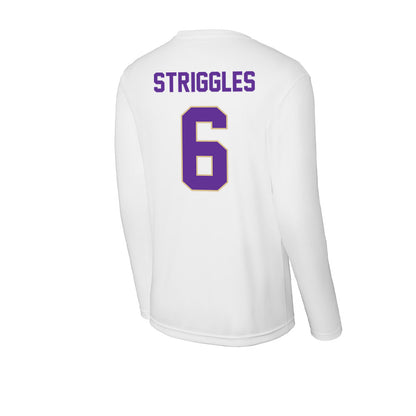 Western Carolina - NCAA Football : Marcus Striggles - Classic Shersey Activewear Long Sleeve T-Shirt-1