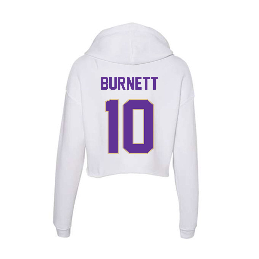 Western Carolina - NCAA Women's Basketball : Betsey Burnett - Classic Shersey Women's Crop Fleece Hoodie-1