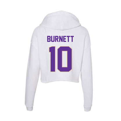 Western Carolina - NCAA Women's Basketball : Betsey Burnett - Classic Shersey Women's Crop Fleece Hoodie-1
