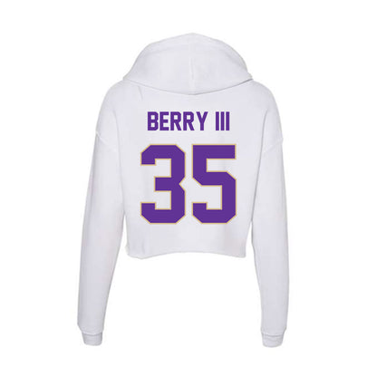 Western Carolina - NCAA Football : Trey Berry III - Classic Shersey Women's Crop Fleece Hoodie-1
