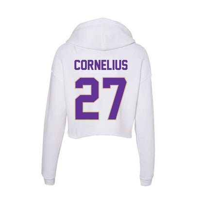 Western Carolina - NCAA Football : Jayden Cornelius - Classic Shersey Women's Crop Fleece Hoodie-1