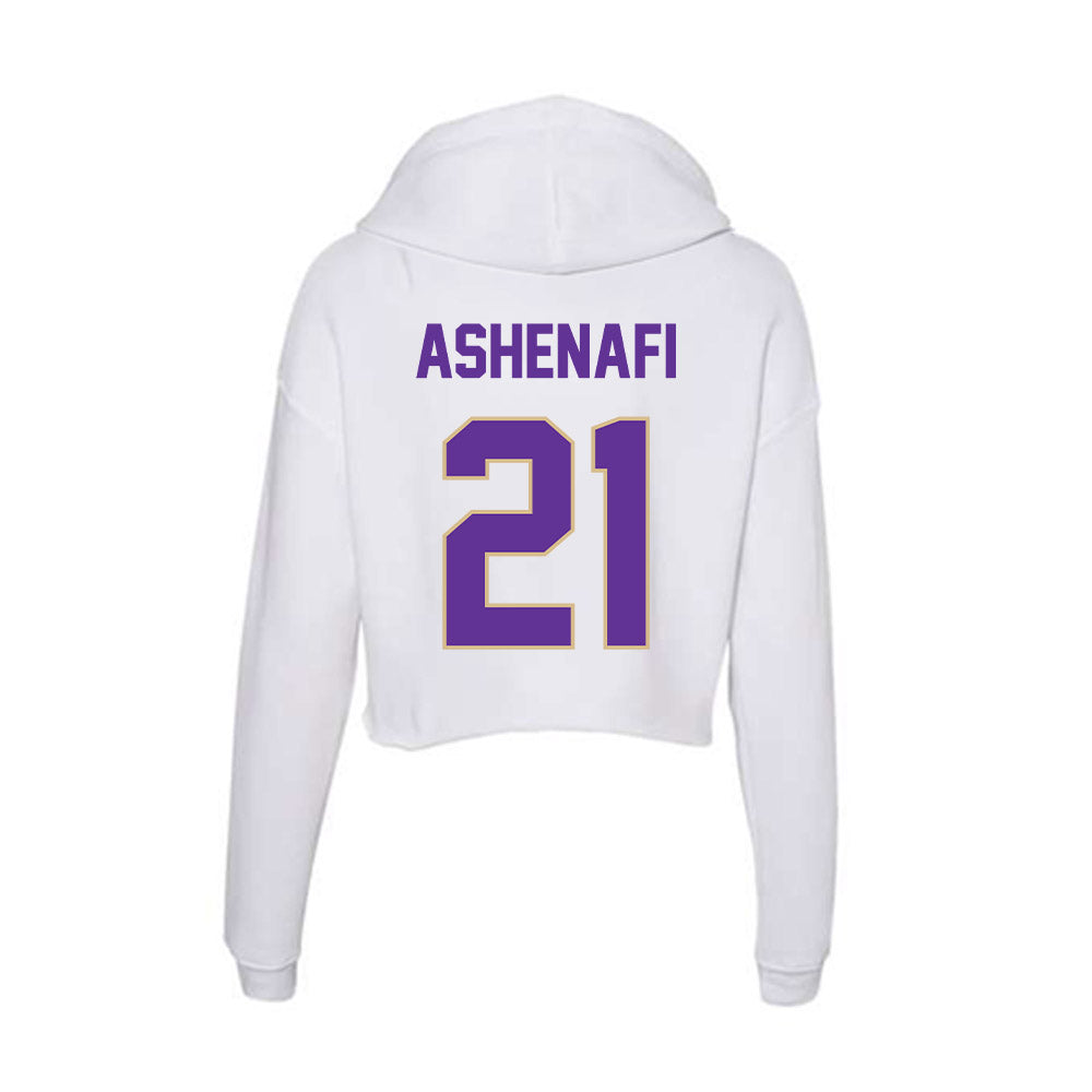 Western Carolina - NCAA Football : Nassor Ashenafi - Classic Shersey Women's Crop Fleece Hooded Sweatshirt-1