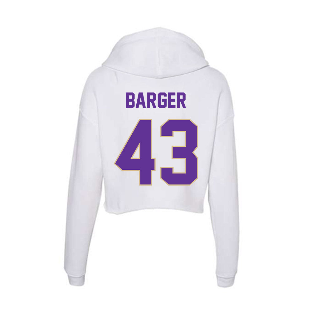 Western Carolina - NCAA Football : Braeden Barger - Classic Shersey Women's Crop Fleece Hoodie-1